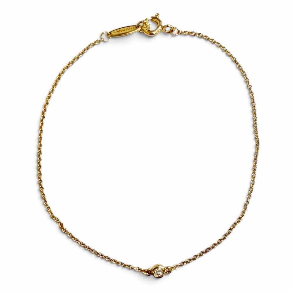 TIFFANY&Co. Tiffany & Co. Elsa Peretti By the Yard 1P Diamond 750 (Yellow Gol...